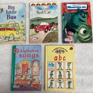 Set Of 5x Children’s H/B Ladybird Books - Big Little Bus, Monsters Inc & ABC - Picture 1 of 11