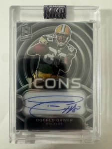 2024 Panini Spectra Donald Driver Icons Auto /149 #l-DDR🔥 - Picture 1 of 2