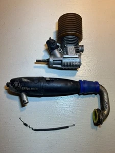 Rc Vintage Car RB Concepts S7 Racing 1/8 Nitro Parts Engine & Pipe Rare HTF - Picture 1 of 9