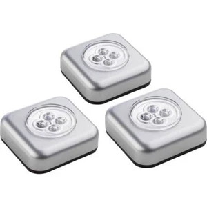 Müller-Licht 400136 Lampada portatile Kit da 3 LED (monocolore) Argento - Foto 1 di 2