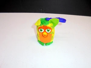 Portachiavi peluche Furby verde giallo giocattolo McDonalds - Foto 1 di 4