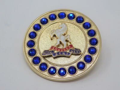 PROPIO BROCHE/BROCHE REGIMIENTO REAL OESTE KENT REINA (GB) Foto 1 de 2