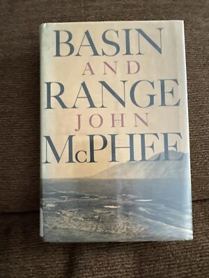 Basin and Range, by John McPhee 1981, 1st Edition Hardcover w DJ Travel Nature  - Image 1 of 4