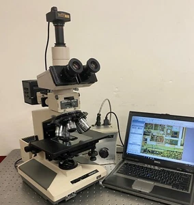 Olympus BH2 BHS Nomarski DIC BF/DF Metallurgical Semiconductor Microscope - Picture 1 of 12