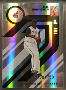 2005 Donruss Elite C.C. Sabathia (#52) Turn of the Century /750
