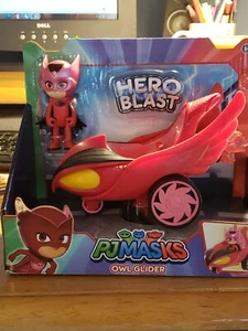 PJ Masks Hero Blast Owlette & His Vehicle Owl Glider Action Figure Set New - Picture 1 of 2