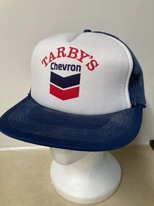 Vtg Chevron Tarby’s Hat Snapback Hat Cap USA New York ? - Picture 1 of 14