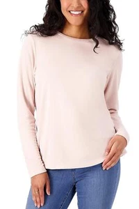 BumbleBella by Jill Martin Classic Long Sleeve Tee Shirt Rose Petal - Picture 1 of 2
