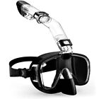 Adult Silicone Snorkel Freediving Gear Skin Diving Dry Snorkel Accessoires Dl U