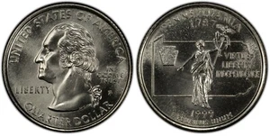 1999 Pennsylvania State Quarter - Philadelphia Mint STP02 - Picture 1 of 1