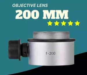 Variable Objective lens WD=200/250/300/400MM with focusing Mechanism - Picture 1 of 6