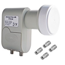 TWIN LNB LNC Dual Double 0,1dB HD HDTV sky HD+ 3D STROMSPAREND nur 160mA Strom