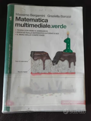 MATEMATICA MULTIMEDIALE VERDE – VOLUME 1 ISBN: 9788808834676 - Immagine 1 di 2