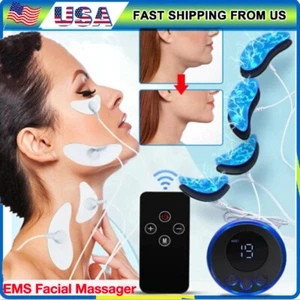 EMS Facial Body Muscle Stimulator Electrode Face Cheek Slimming Beauty Massager - Picture 1 of 17