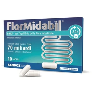 Sandoz FlorMidabìl Daily Integratore Alimentare 10 Capsule