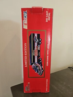 Racing Champion #28 Davey Allison Coin Bank with Lock first edition - Image 1 of 3