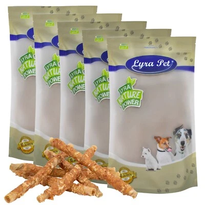 5 kg Kaurollen mit Hühnerbrust ca. 30-34 cm Kausnack Kauartikel Hund Lyra Pet® - Bild 1 von 4