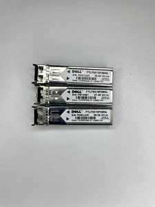 (Lot of 3) Dell FTLF8519P2BNL 8GB SFP+ Fibre Channel GBIC Transceiver Module - Picture 1 of 3