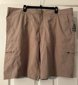 Neu mit Etikett Nordic Track beige Shasta Cargoshorts für Herren, Größe 44 - Bild 1 von 8