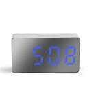Usb Display Time Snooze Digital Alarm Clock Led Display Mirror Clock