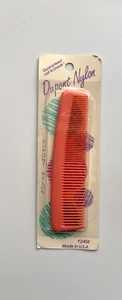 Vintage NOS Dupont Nylon PINK / ORANGE ? 5” Comb #2404 Unbreakable USA - Picture 1 of 2