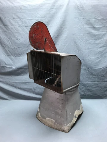 Antique Vintage Metal Cupola Roof Top Tin 360 Rotating Vent Barn Old 360-23B Cover