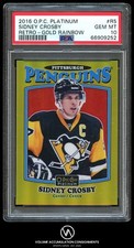 2016-17 O-Pee-Chee Platinum Retro Gold Rainbow Sidney Crosby /149 PSA 10 POP 1