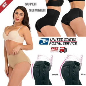 Women's Seamless Padded Butt Lifter Enhancer High-Waist Control Panties SYF USA - Picture 1 of 16