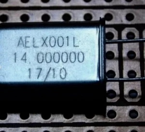 14,000000 MHz Quarz Kristall Resonator HC49U - Bild 1 von 2