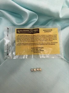 4 Pearls from Pearl Factory Pearls In The Oyster Honolulu Hawaii Various Colors - Picture 1 of 9