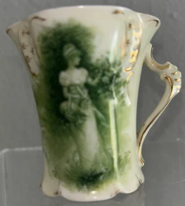Rosenthal Sevres Printemps Lady Green Cup 2.25” 1881 - 1906 Demi / espresso - Picture 1 of 7