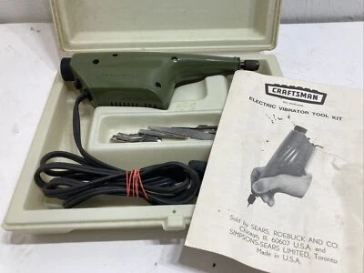 Craftsman Electric Vibration Gouging Tool Chisel Reciprocating￼ Hi/low 758.42985 - Image 1 of 4