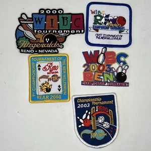 5 seltene Vintage Reno Nevada WIBC Championship Patches 2000 und 2003 Millennium - Bild 1 von 7