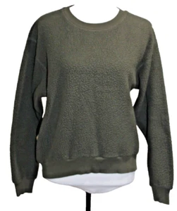 Everlane The ReNew Fleece Crew Größe Medium Damen Utility-Sweatshirt olivgrün - Bild 1 von 6