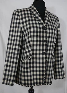 PRESTIGE ELEGANCE PARIS 100% REINE SCHURWOLLE Luxus Blazer Edel Größe 42/44 TOP! - Bild 1 von 16