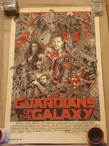 Guardians of the Galaxy Mondo Poster Tyler Stout LE 344/350 Gillen Rooker Autos - Picture 1 of 4