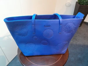 Desigual Shopping Bag Shopper Tasche groß royalblau Neuwertig wenig benutzt - Bild 1 von 10