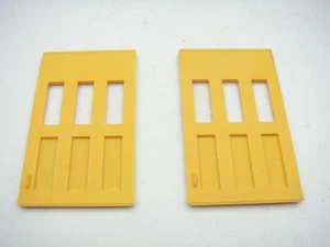 Lionel Large Scale Caboose / Combine DOORS, YELLOW, NOS, TWO PIECES, Perfect - Picture 1 of 5