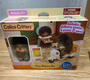 CALICO CRITTERS PIZZA DELIVERY SET - CC1724 NOS HTF