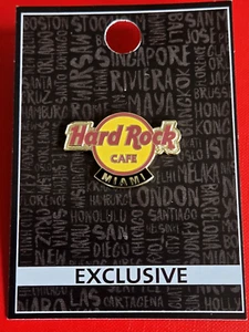 HRC Hard Rock Cafe Miami Logo 4LC Holo Pick back new - Picture 1 of 3