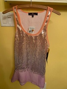 pastel sequin top