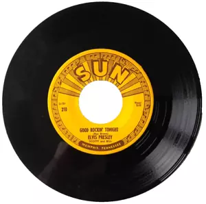 Neuwertig! Elvis Presley Good Rockin' Tonight (Sun 210) 45 7" Vinyl (1973 Re-issue) - Bild 1 von 2
