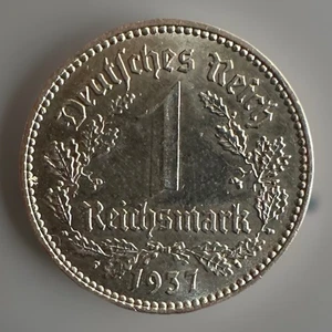 Germany 1 Mark 1937 A, Grade UNC - Picture 1 of 2