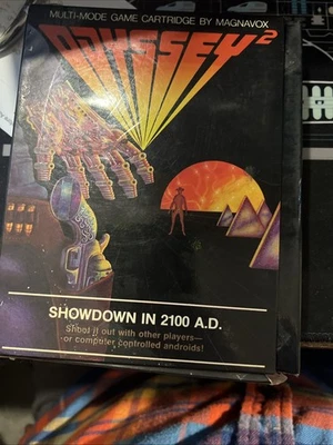 Magnavox Odyssey 2 Showdown in 2100 A.D. Game Cartridge - Image 1 of 4