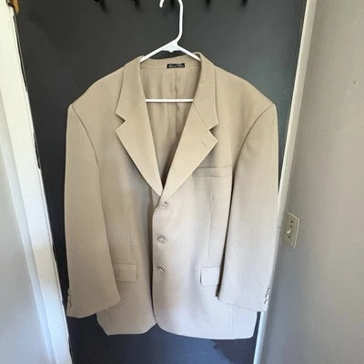 Moda Italia Collection -Super 100’s -Jaqueta Tan Suit -Masculino 48R -Ótimo Estado  - Imagem 1 de 4
