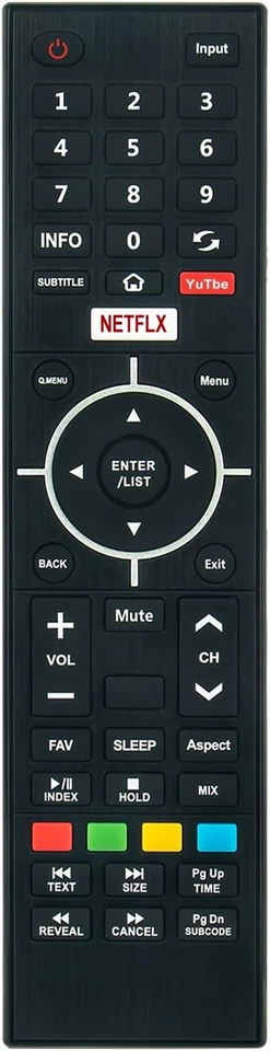 Telecomando di ricambio QT50NX23 per TV QBELL Q.BELL QT50NX23 QT40NX33 QT55NX23 - Immagine 1 di 1