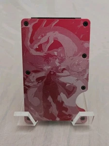 Pokemon Geldbörse rot graviert Metall RFID minimalistisch mit Geldklammer - Bild 1 von 1