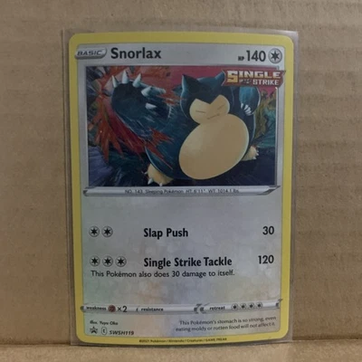 Snorlax SWSH119 Sword & Shield Promo Card Holo - Image 1 of 4