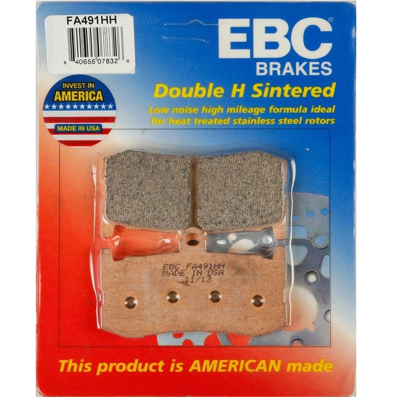 EBC Sintered Double H Front Brake Pads Triumph Daytona 675, Street Triple 675 RX - Image 1 of 1