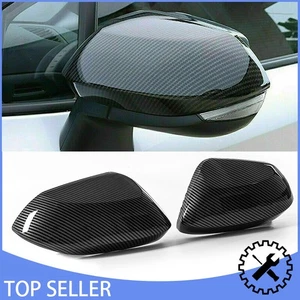 For Toyota Corolla 2019-2023 Carbon Fiber Style Side Rearview Mirror Cover Trim - Picture 1 of 13